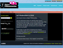 Tablet Screenshot of filmkunstwochen-allgaeu.de